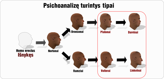 psichoanalize tipu evoliucija